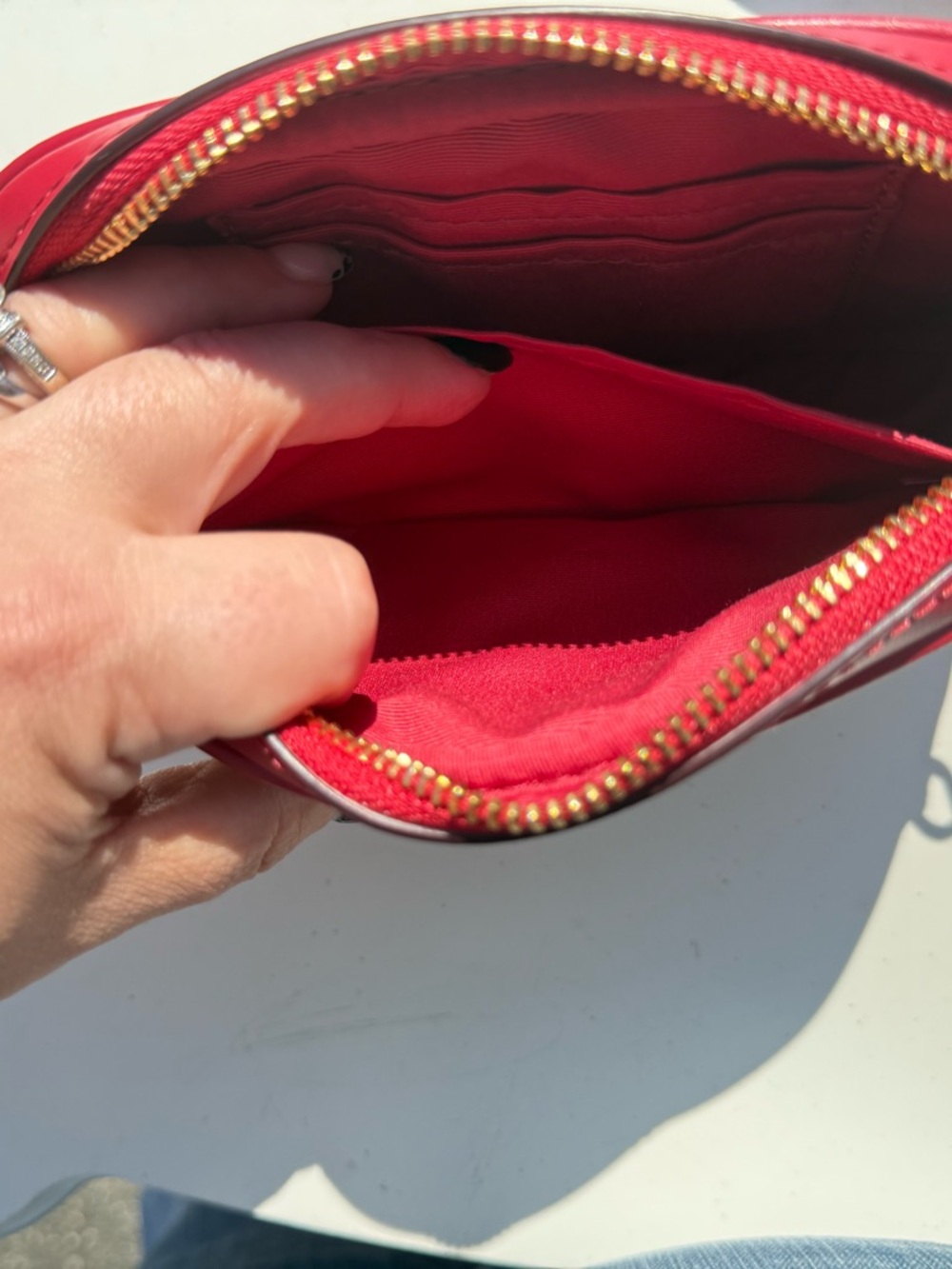 Coach Signature Canvas Crossbody Belt bag in Brown and Red - Picture 8 of 10